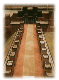 Model of the ishtar Gate
and Processional Way
from Babylon
(Pergamon Museum, Berlin) 
K. C. Hanson

 1997